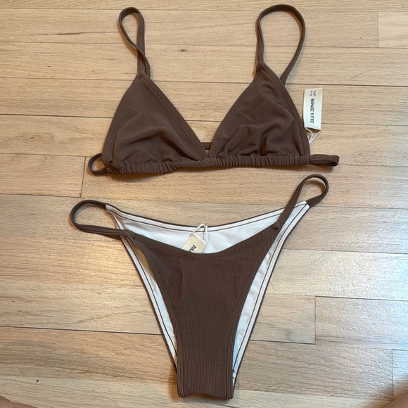 Zulu & Zephyr Brown Bikini Set - Picture 3 of 9